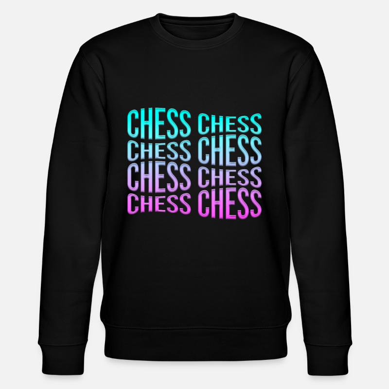Schach - Stanley/Stella Unisex Bio-Sweatshirt CHANGER  - Schwarz