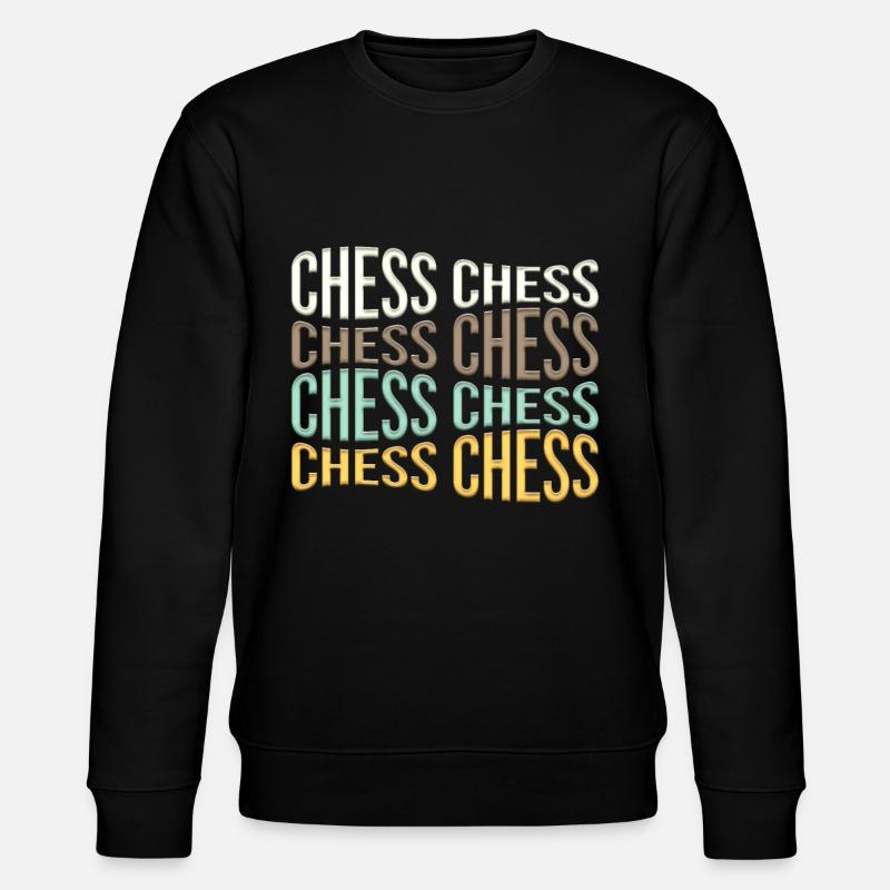 Schach - Stanley/Stella Unisex Bio-Sweatshirt CHANGER  - Schwarz