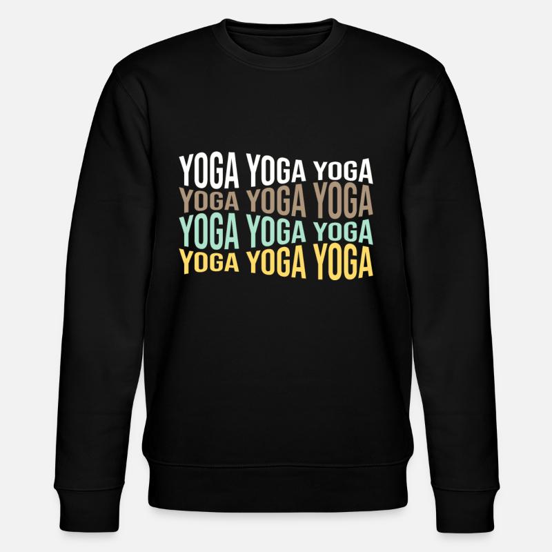 Yoga - Stanley/Stella Unisex Bio-Sweatshirt CHANGER  - Schwarz