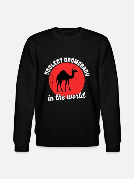 Cool dromedary saying - Stanley/Stella CHANGER Unisex Organic Sweatshirt - black