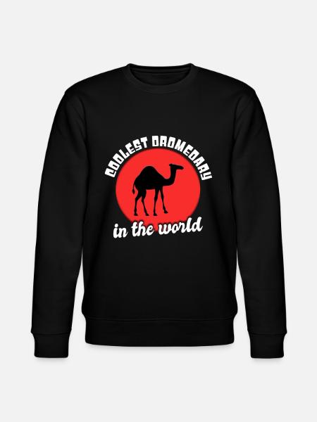 Cool dromedary saying - Stanley/Stella CHANGER Unisex Organic Sweatshirt - black