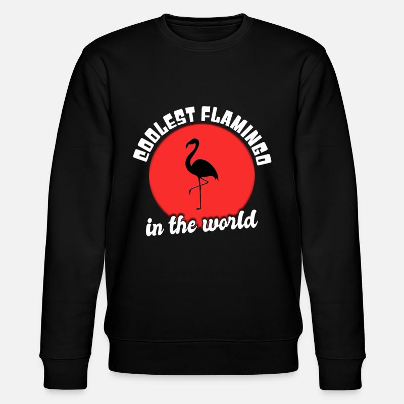 Cool Flamingo Dicton - Sweat bio CHANGER Stanley/Stella Unisexe - noir
