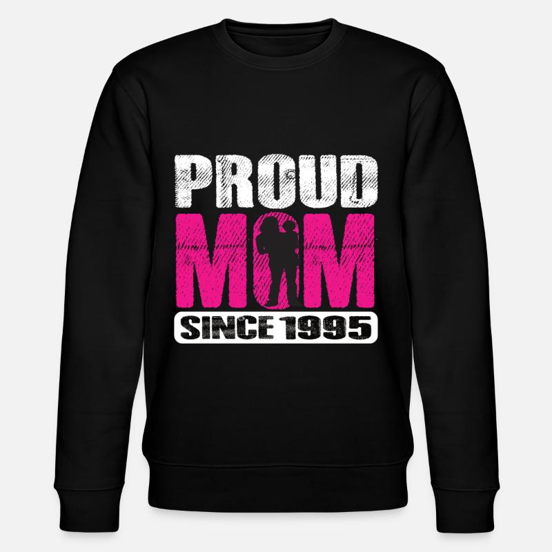 Maman fière depuis 1995 - Sweat bio CHANGER Stanley/Stella Unisexe - noir