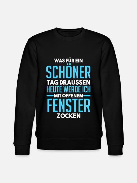 Gaming Zocken Zocker Gamer - Stanley/Stella Unisex Bio-Sweatshirt CHANGER  - Schwarz