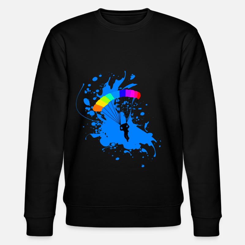 Parachutisme - Sweat bio CHANGER Stanley/Stella Unisexe - noir