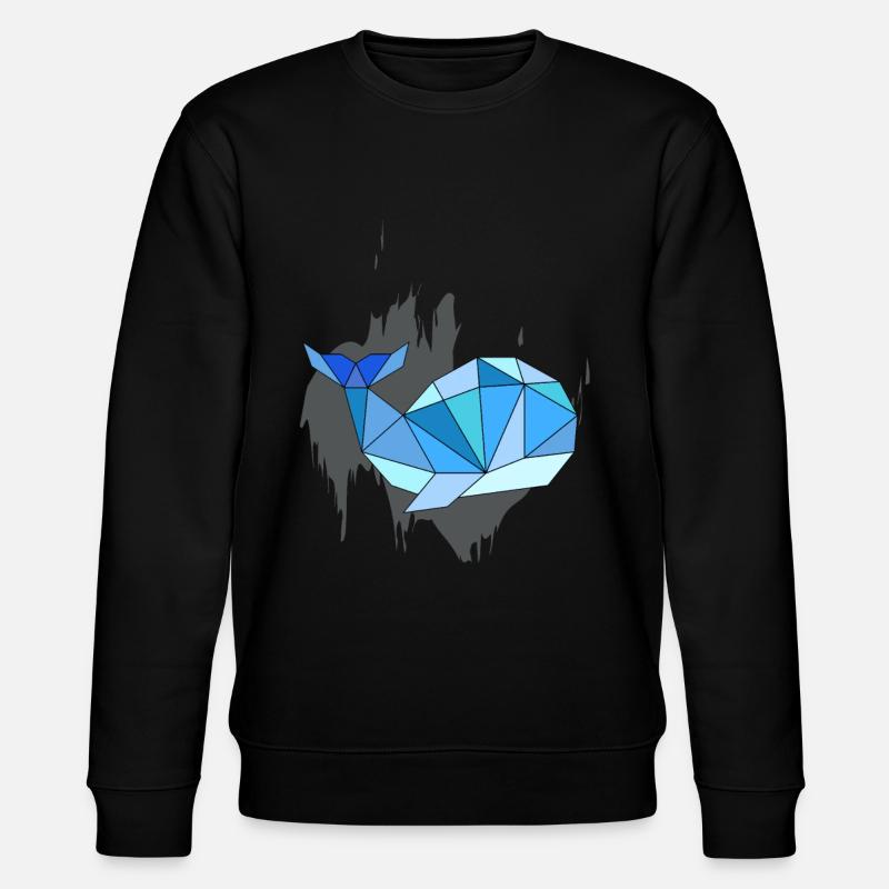 Baleine - Sweat bio CHANGER Stanley/Stella Unisexe - noir