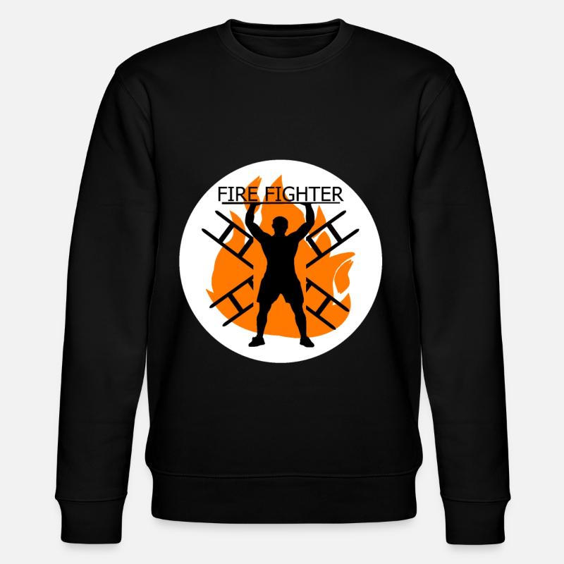 Fireman - Stanley/Stella CHANGER Unisex Organic Sweatshirt - black