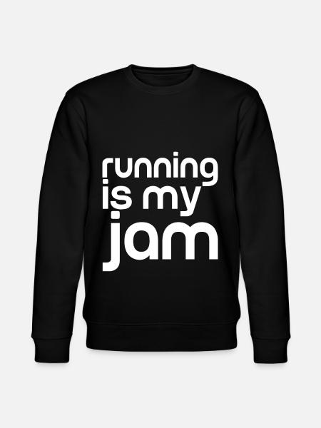 Running Is My Jam - Stanley/Stella CHANGER Unisex Organic Sweatshirt - black