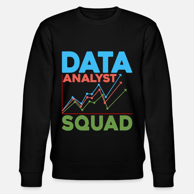 Data Analyst Squad 5 - Stanley/Stella CHANGER Unisex Organic Sweatshirt - black