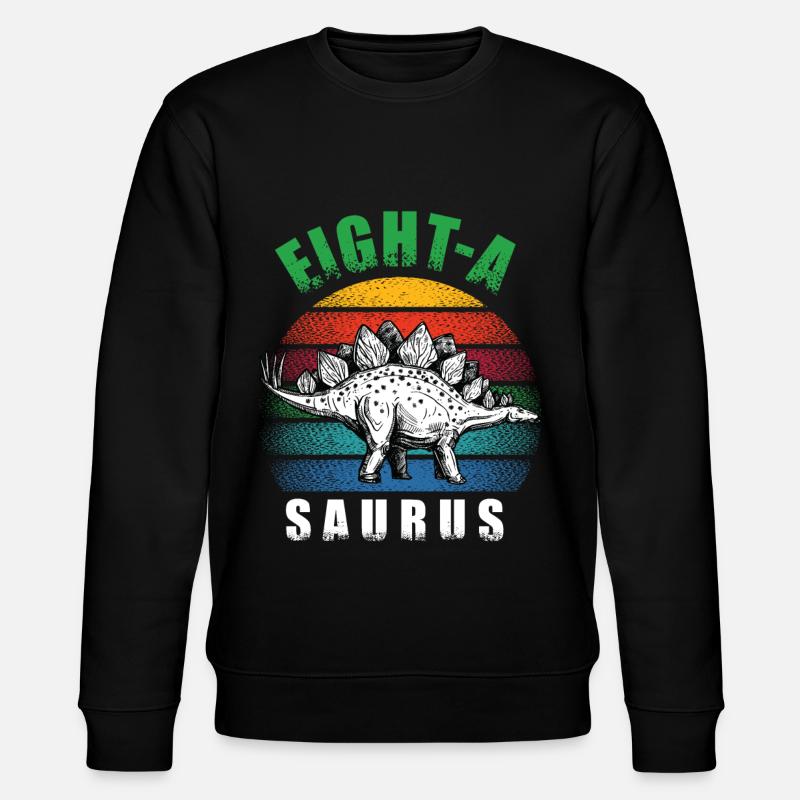 Eight-A Saurus - Stanley/Stella CHANGER Unisex Organic Sweatshirt - black