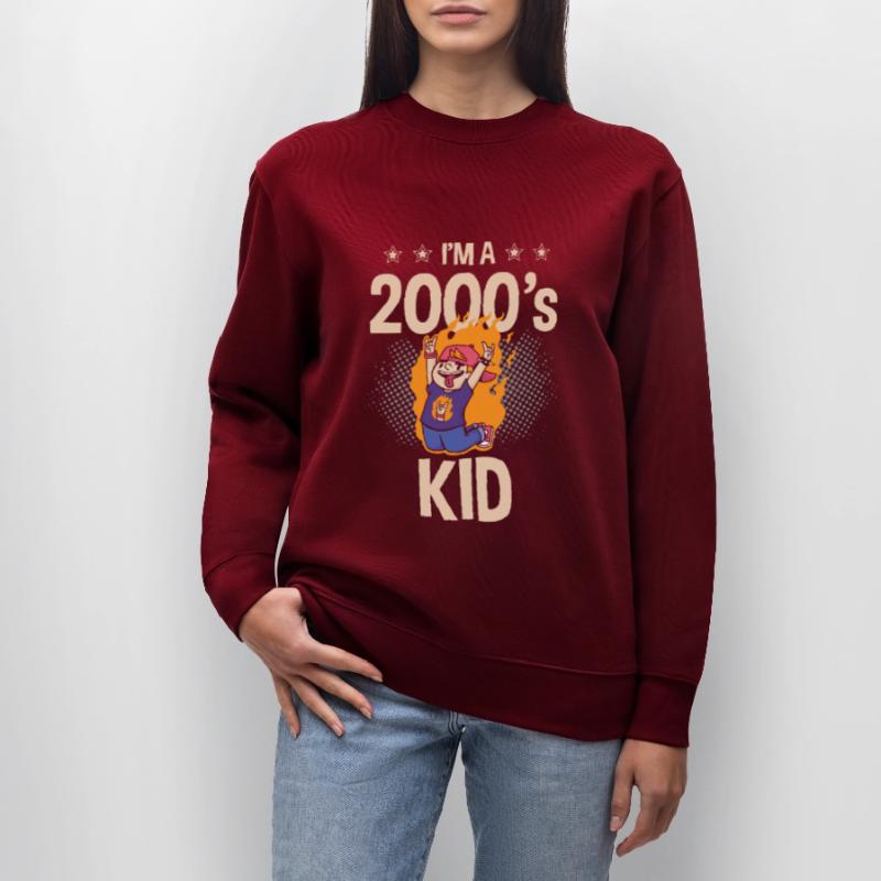Ich Bin Ein 2000er Kid Decade 2000 Era Millenium Stanley/Stella Unisex Bio-Sweatshirt CHANGER 