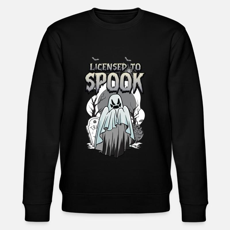 Autorisé à Spook - Sweat bio CHANGER Stanley/Stella Unisexe - noir