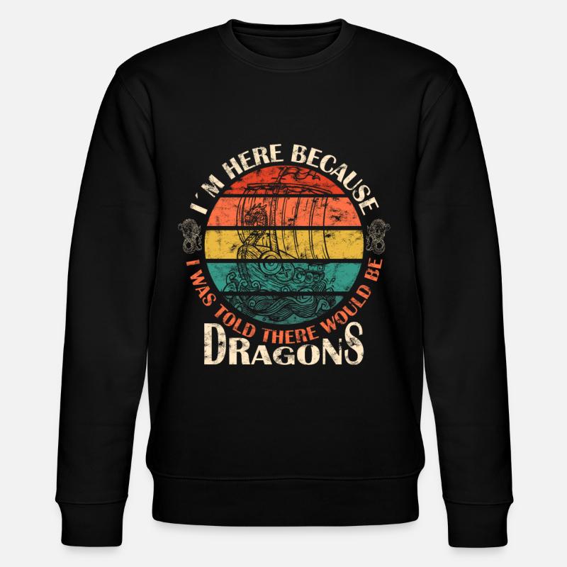 Drachenbootrennen Festival Drachenboot - Stanley/Stella Unisex Bio-Sweatshirt CHANGER  - Schwarz