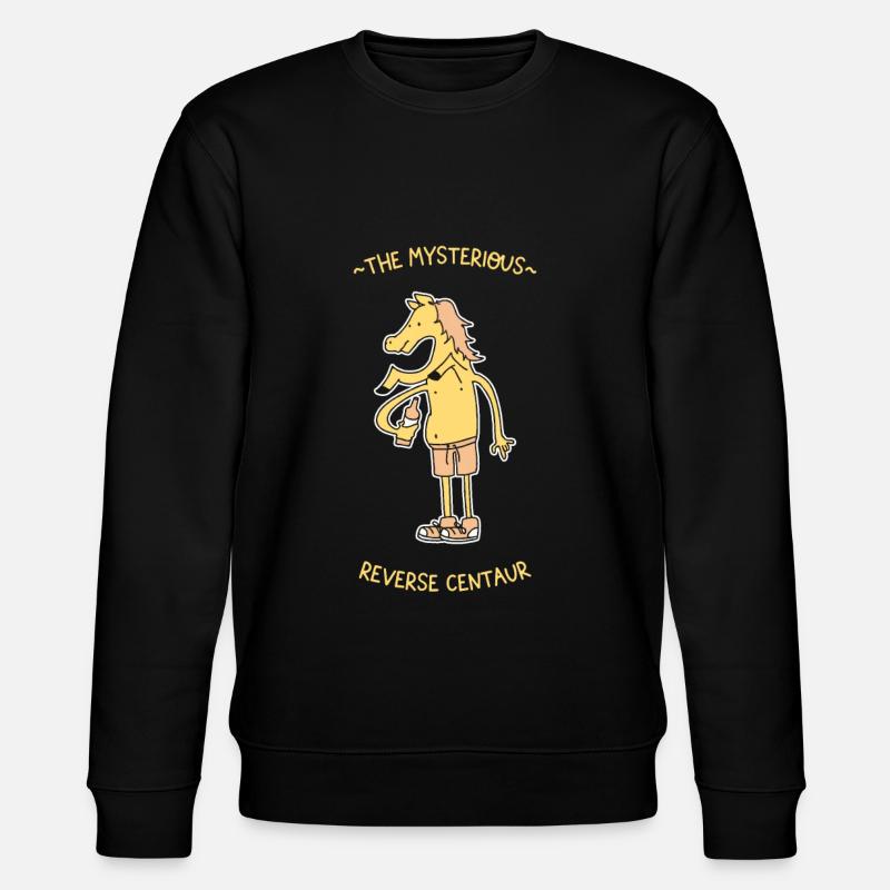 The Mysterious Reverse Centaur - Stanley/Stella CHANGER Unisex Organic Sweatshirt - black