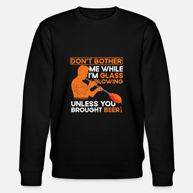 Drôle de souffleur de verre - Sweat bio CHANGER Stanley/Stella Unisexe - noir