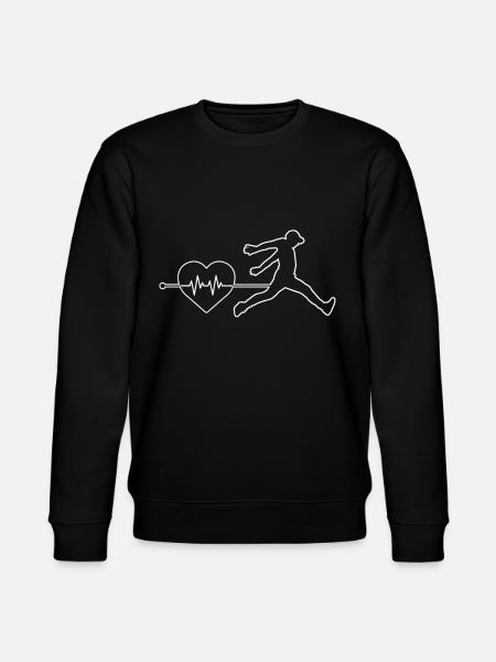 Parkour heartbeat - Stanley/Stella CHANGER Unisex Organic Sweatshirt - black