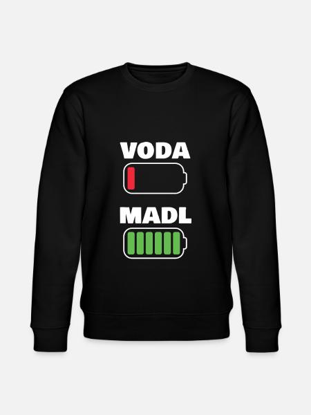 Voda Madl - Stanley/Stella CHANGER Unisex Organic Sweatshirt - black