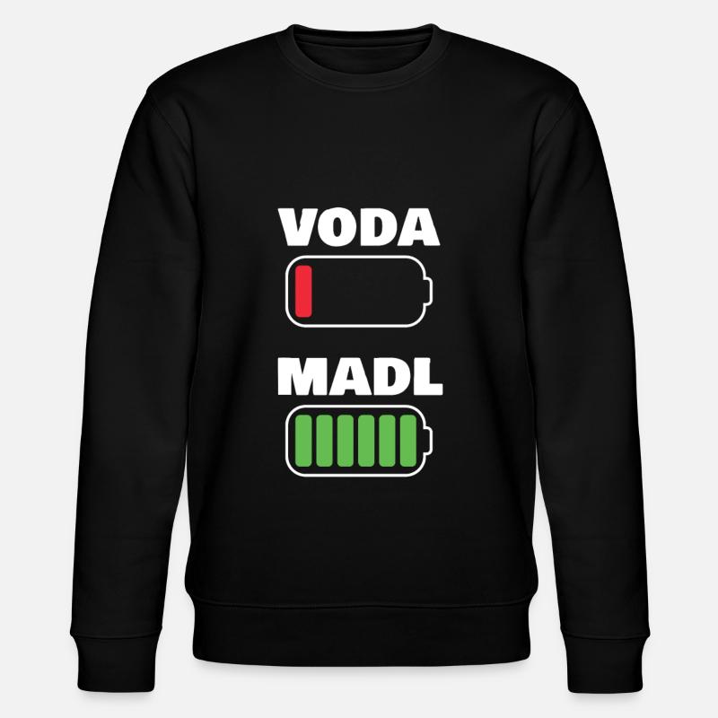 Voda Madl - Stanley/Stella CHANGER Unisex Organic Sweatshirt - black