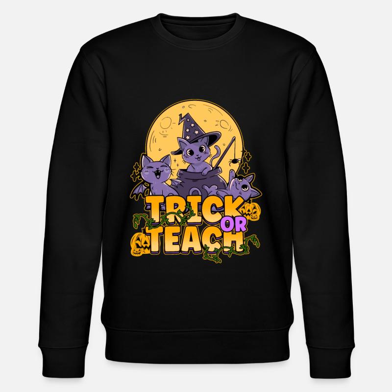 Trick Or Teach - Stanley/Stella CHANGER Unisex Organic Sweatshirt - black