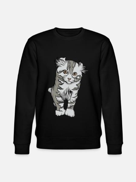 Cat lady - Stanley/Stella CHANGER Unisex Organic Sweatshirt - black