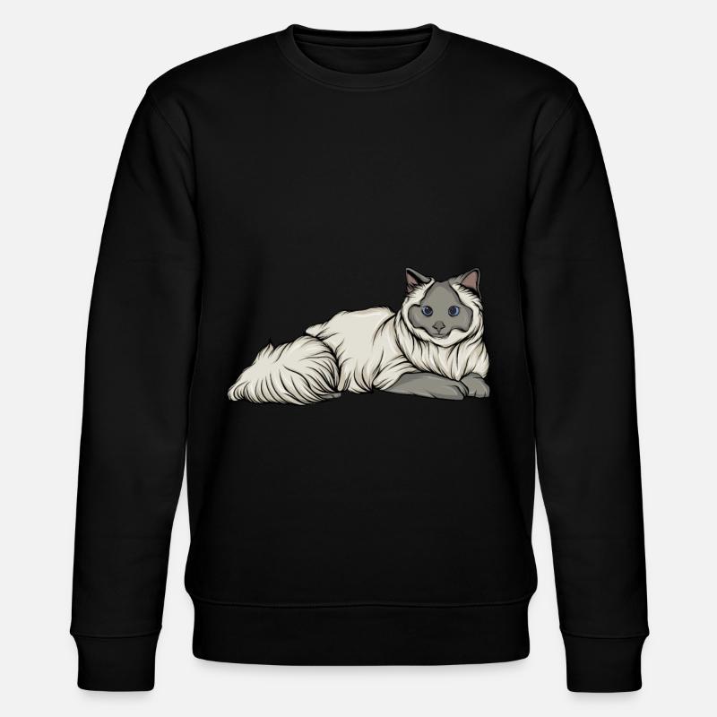 Chat - Sweat bio CHANGER Stanley/Stella Unisexe - noir