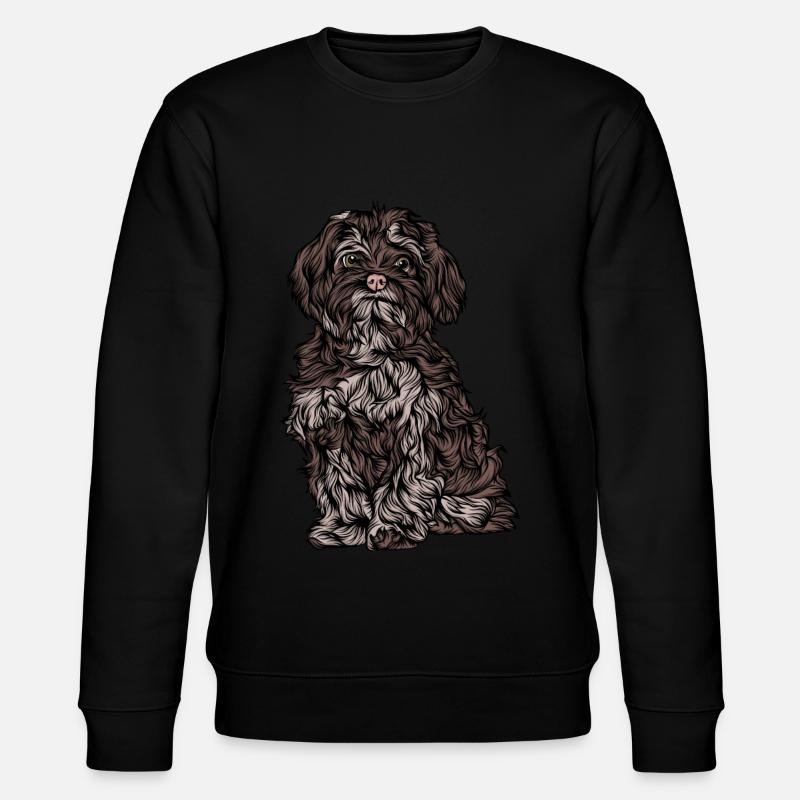 Hund - Stanley/Stella Unisex Bio-Sweatshirt CHANGER  - Schwarz