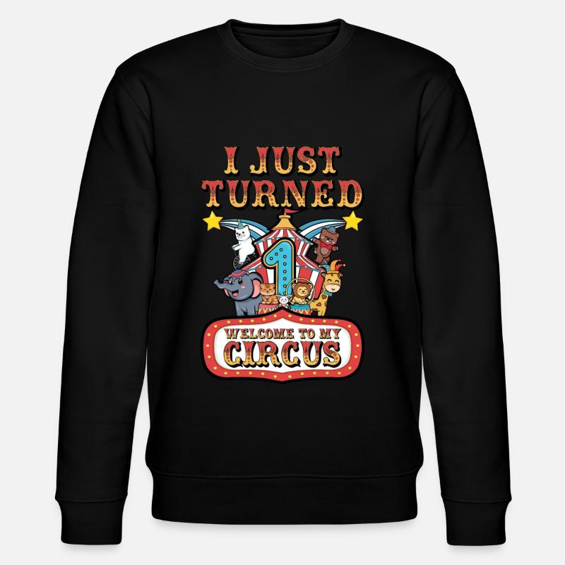 1er anniversaire enfant - Sweat bio CHANGER Stanley/Stella Unisexe - noir