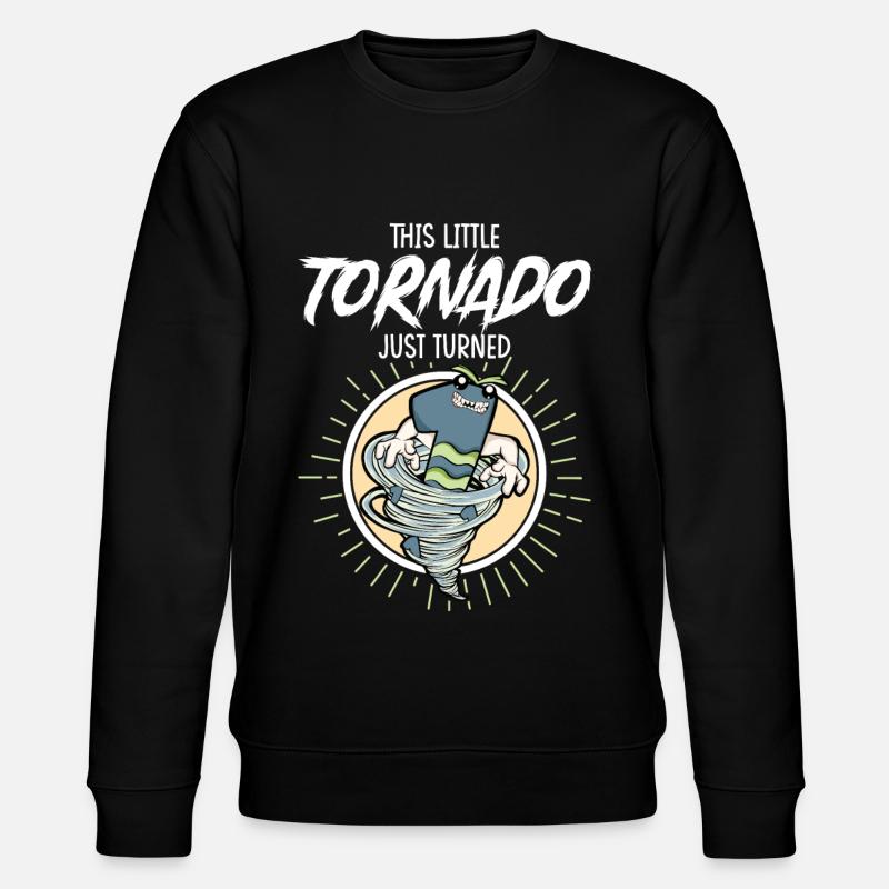 1er anniversaire enfant - Sweat bio CHANGER Stanley/Stella Unisexe - noir