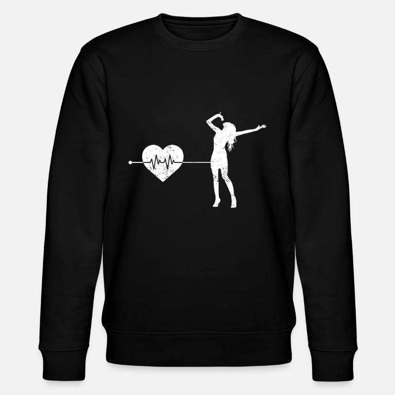Battement de cœur chantant - Sweat bio CHANGER Stanley/Stella Unisexe - noir