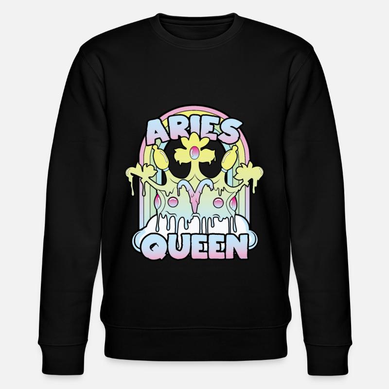 Widder Queen - Stanley/Stella Unisex Bio-Sweatshirt CHANGER  - Schwarz