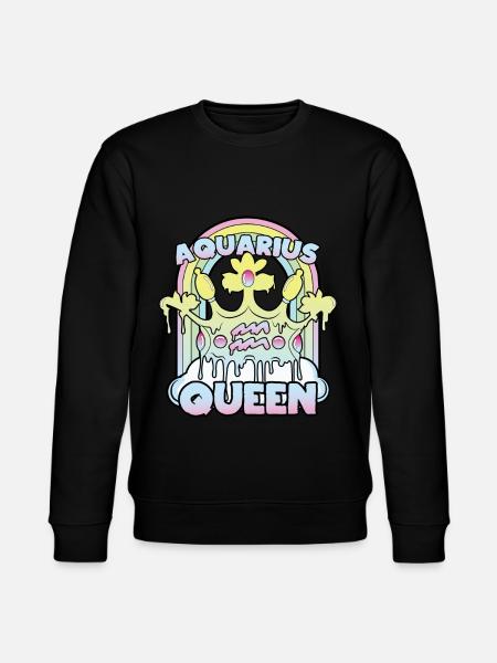 Aquarius Queen - Stanley/Stella CHANGER Unisex Organic Sweatshirt - black