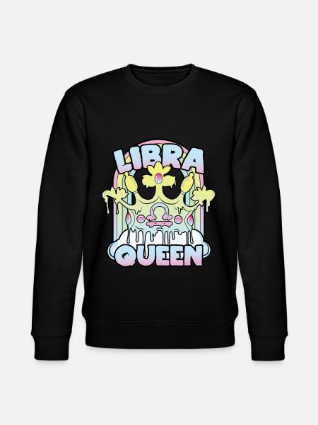 Libra Queen - Stanley/Stella CHANGER Unisex Organic Sweatshirt - black