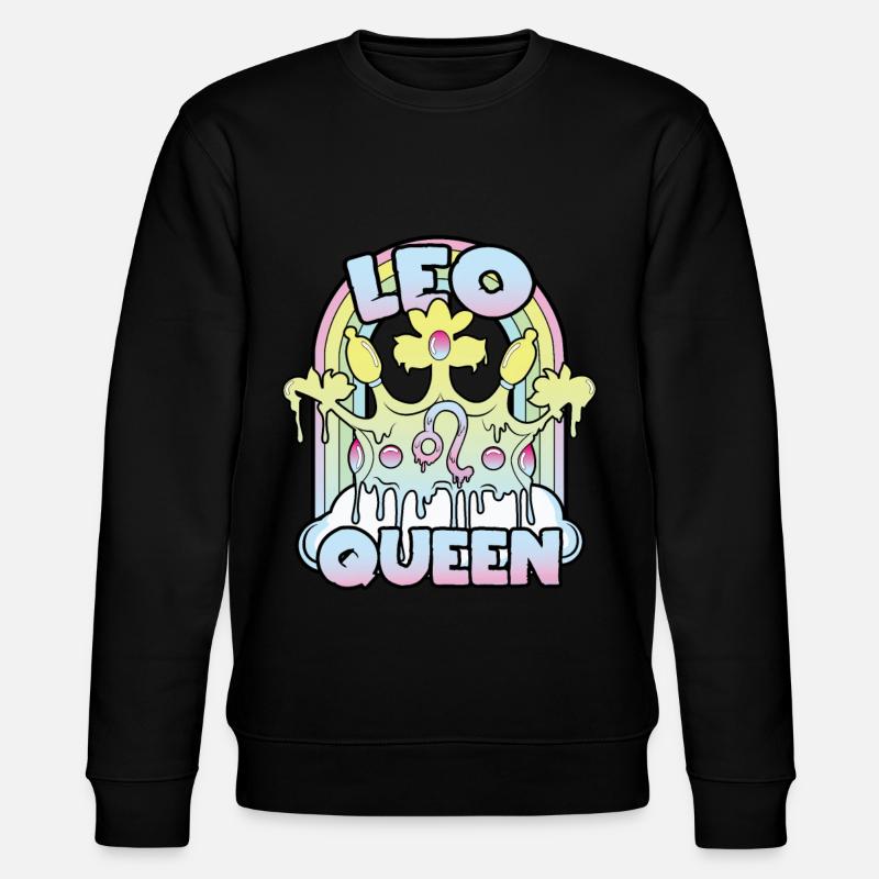 Lion Queen - Stanley/Stella CHANGER Unisex Organic Sweatshirt - black