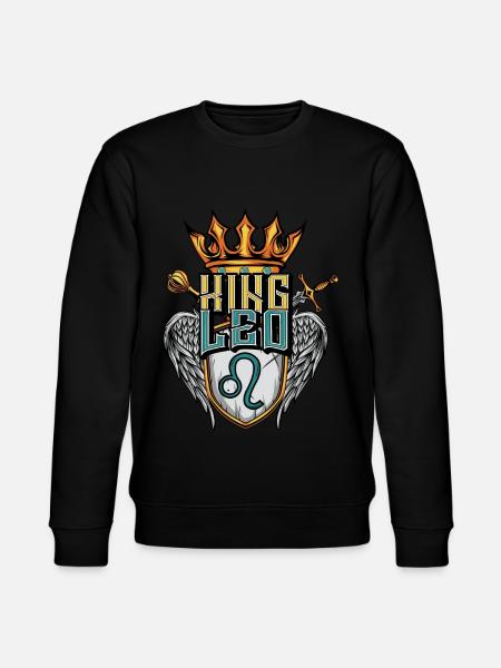 Leo Zodiac Sign - Stanley/Stella CHANGER Unisex Organic Sweatshirt - black