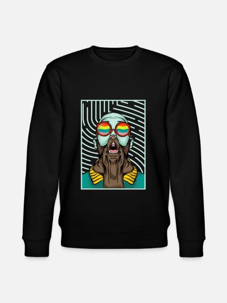 Gay pride - Stanley/Stella CHANGER Unisex Organic Sweatshirt - black