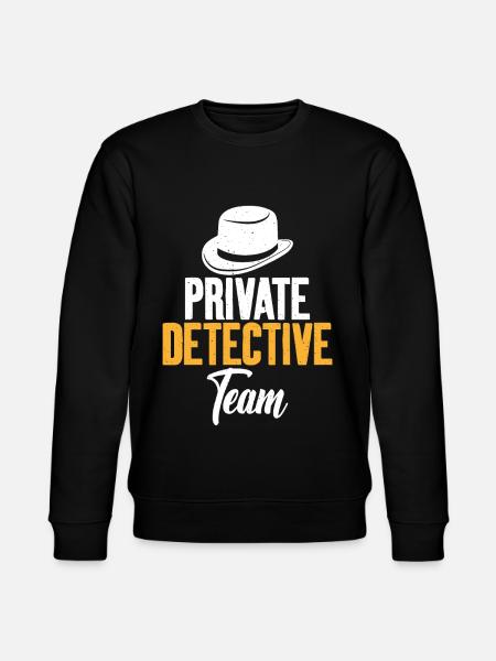 Private Detective Team Investigator - Stanley/Stella CHANGER Unisex Organic Sweatshirt - black