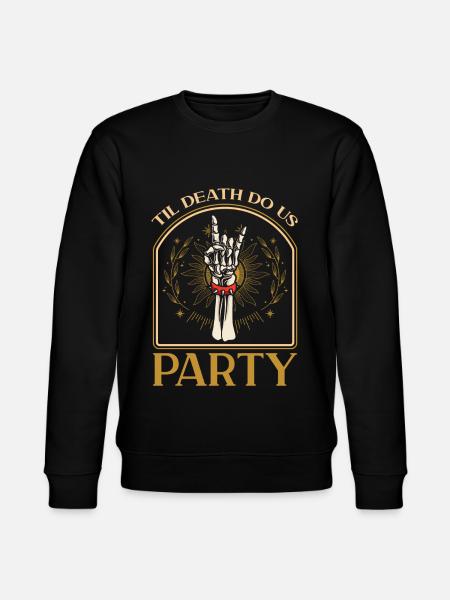 Til Death Do Us Party - Stanley/Stella CHANGER Unisex Organic Sweatshirt - black