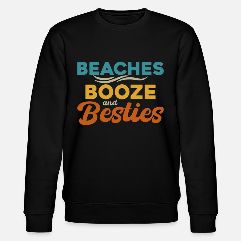 Plages Alcool et besties - Sweat bio CHANGER Stanley/Stella Unisexe - noir