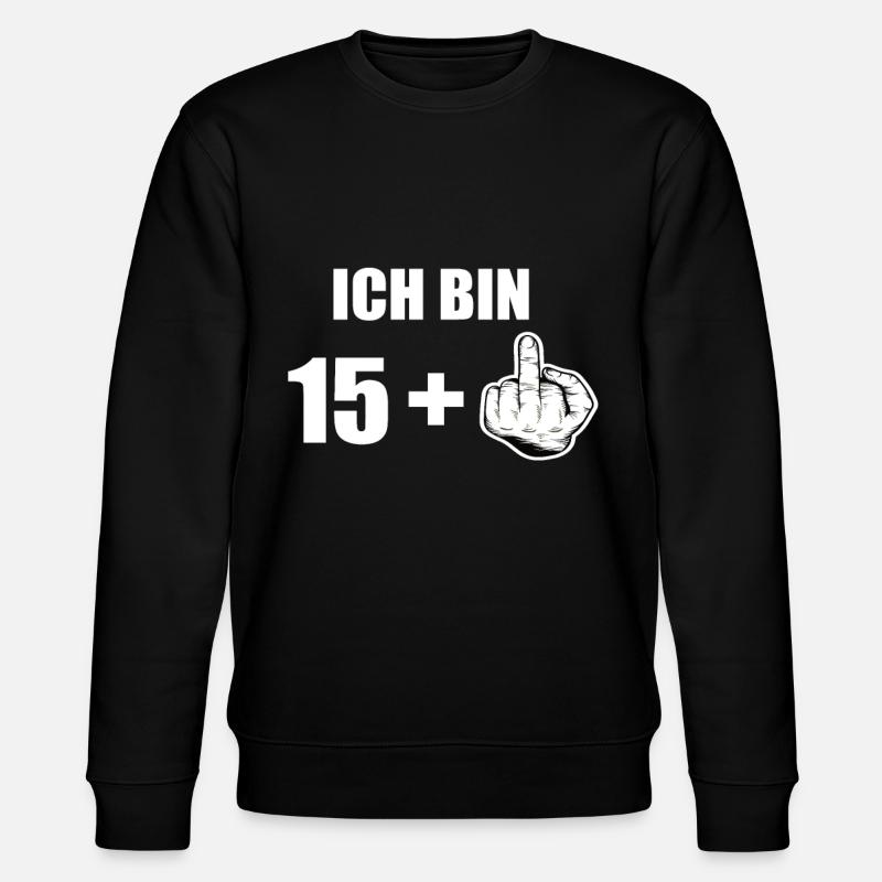 16e anniversaire - Sweat bio CHANGER Stanley/Stella Unisexe - noir