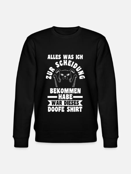 Scheidungsparty Geschieden Scheidung - Stanley/Stella Unisex Bio-Sweatshirt CHANGER  - Schwarz