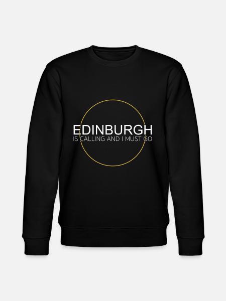 Edinburgh Spruch - Stanley/Stella Unisex Bio-Sweatshirt CHANGER  - Schwarz