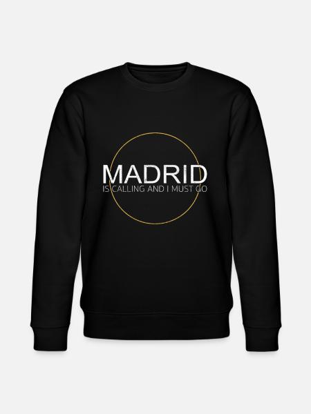 Madrid Quote - Stanley/Stella CHANGER Unisex Organic Sweatshirt - black