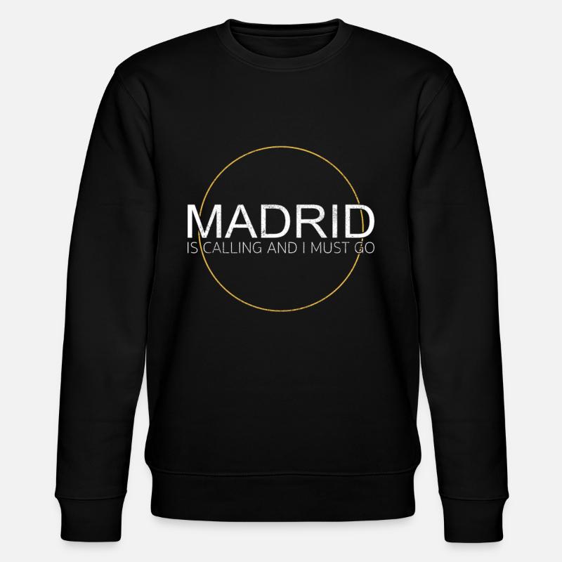 Citation de Madrid - Sweat bio CHANGER Stanley/Stella Unisexe - noir