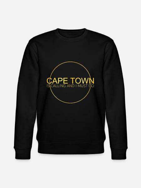Cape Town Quote - Stanley/Stella CHANGER Unisex Organic Sweatshirt - black
