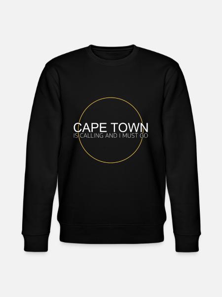 Cape Town Quote - Stanley/Stella CHANGER Unisex Organic Sweatshirt - black