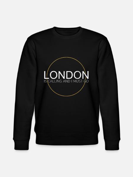London Quote - Stanley/Stella CHANGER Unisex Organic Sweatshirt - black