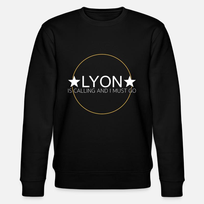 Lyon Saying - Stanley/Stella CHANGER Unisex Organic Sweatshirt - black