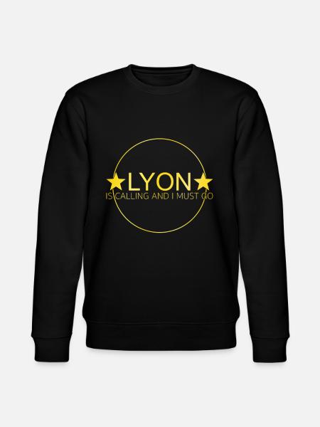 Lyon Saying - Stanley/Stella CHANGER Unisex Organic Sweatshirt - black