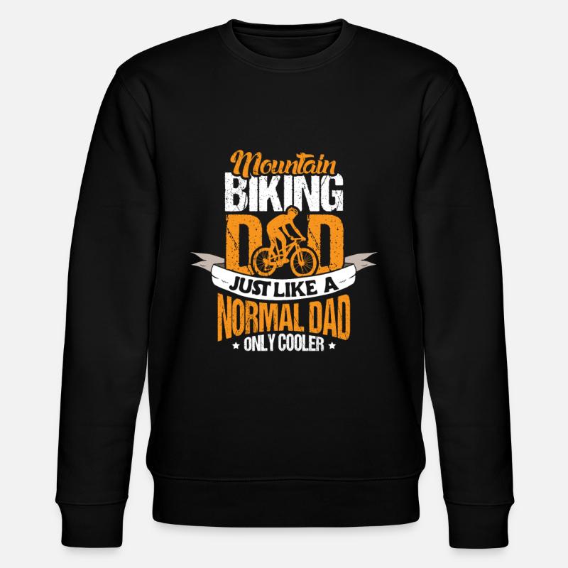 Mountain Biking Dad - Stanley/Stella Unisex Bio-Sweatshirt CHANGER - Schwarz