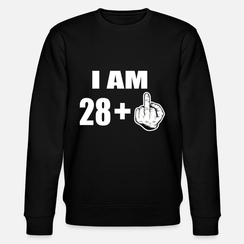 29th birthday - Stanley/Stella CHANGER Unisex Organic Sweatshirt - black